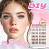 Bunny Lash Clusters Brown Manga Lash Clusters Spiky Doll Individual
