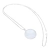 Magnifier for Reading,5X Alloy Necklace Magnifying Glass Portable Reading Pendant