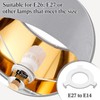 Weewooday 2 Pcs Fabric Drum Light Shade Large Modern Drum