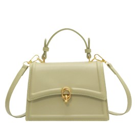 XTAPAN small purses trendy mini purses for women crossbody small square bag top handle bag crossbody bag shoulder bag, 1#green