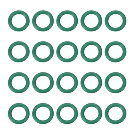 PATIKIL Fluorine Rubber O-Ring 8.5mm OD 5.5mm ID 1.5mm Width, 20Pcs Metric FKM Sealing Gasket Replacement for Seal Plumbing and Faucet Hose Machinery Plumbing Valves, Green