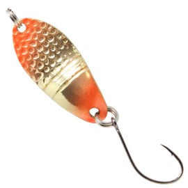 FTM Spoon Dragon 1.6 g 2.7 cm – Trout Blinker, Colour: Orange/Gold/Green