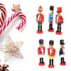 Wooden Nutcracker Doll Soldier Puppet Christmas Ornaments Decoration for Home
