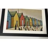 Greetingles Lowry-Style Framed Print. Beautiful Black Ash Frame (Lowry, LS