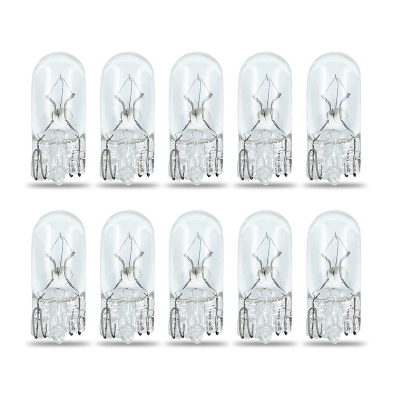 5 Watt Light Bulbs 12V Xenon Wedge Base T3.25 Replacement