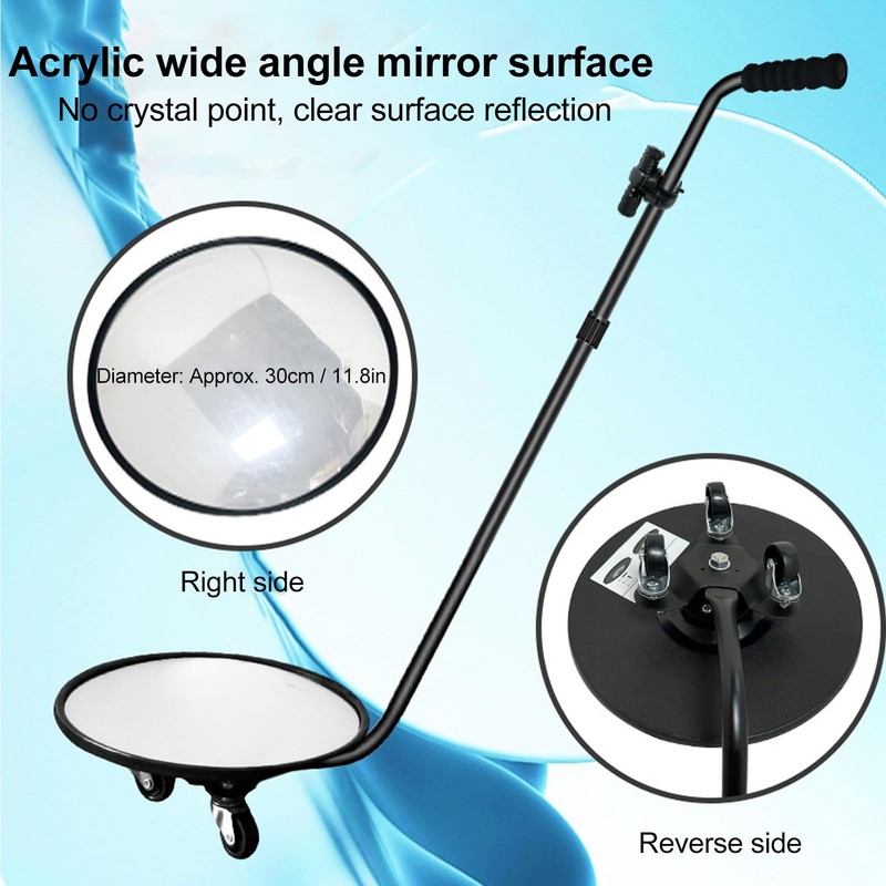 Under Vehicle Inspection Mirror with Light, Under Car Mirror 12