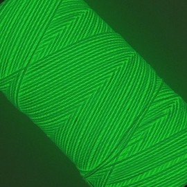 LINHASITA Linhasita 100g/170 Metres 1mm Thick Polyester Waxed Thread (#Lux Glow in the Dark)