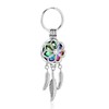 Minicremation Dream Catcher Urn Keychain for Ashes, Stainless Steel Urn