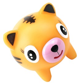 Fun Dog Pressure Toy， Toystongue Games Latex Play Reliever Vent Orange Squeeze Teenagers Ball Decoration Plaything Kids Class Out Toy, Talking Children Adorable