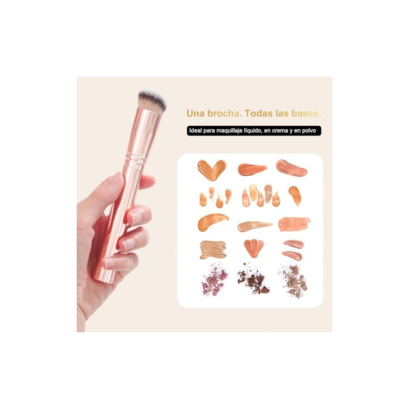 START MAKERS Brocha Para Base Y Corrector, Brocha De Maquillaje