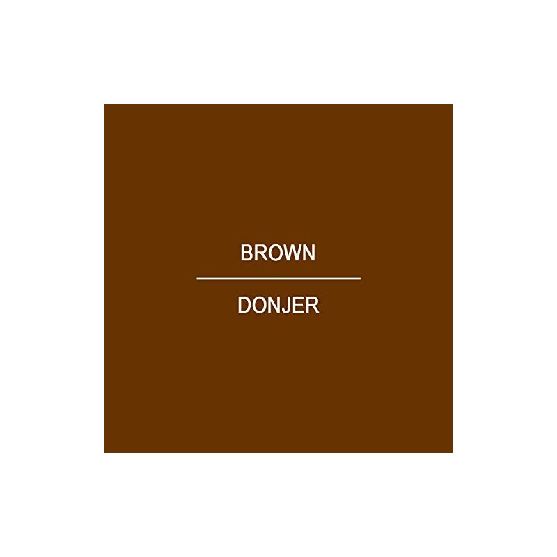 Donjer Suede-Tex Flocado Fibra, bolsa de 3 onzas, marrón (Nylon)