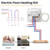 MIUCDA Smart Electric Thermostat WiFi, Electric Underfloor Heating Thermostat Digital
