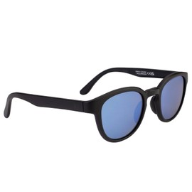 BUNVICK Polarized HD Genuine Glass Sunglasses for Men and Women, Italian Design, Anti-Glare,UV400,Corning True Glass Lenses（4501 Rome Blue）