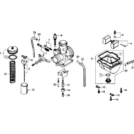 Aftermarket Carburetor For Honda CR125R 1981-1984