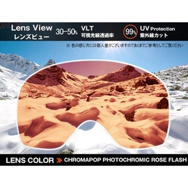 SMITH OPTICS SQUAD MAG LENS ChromaPop Photochromic Flash Pink 4G NEU