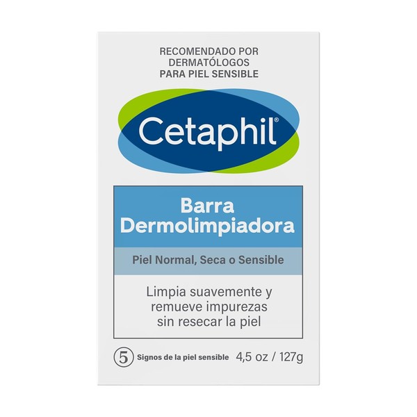 CETAPHIL Barra Dermolimpiadora 1 pz 127 g Mantiene el PH