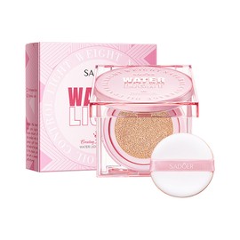 WALULAN Hydra Air Cushion Foundation, Long-Lasting Moisturizer,Glow Finish, Face Contouring Concealer, Brighten Skin Tone