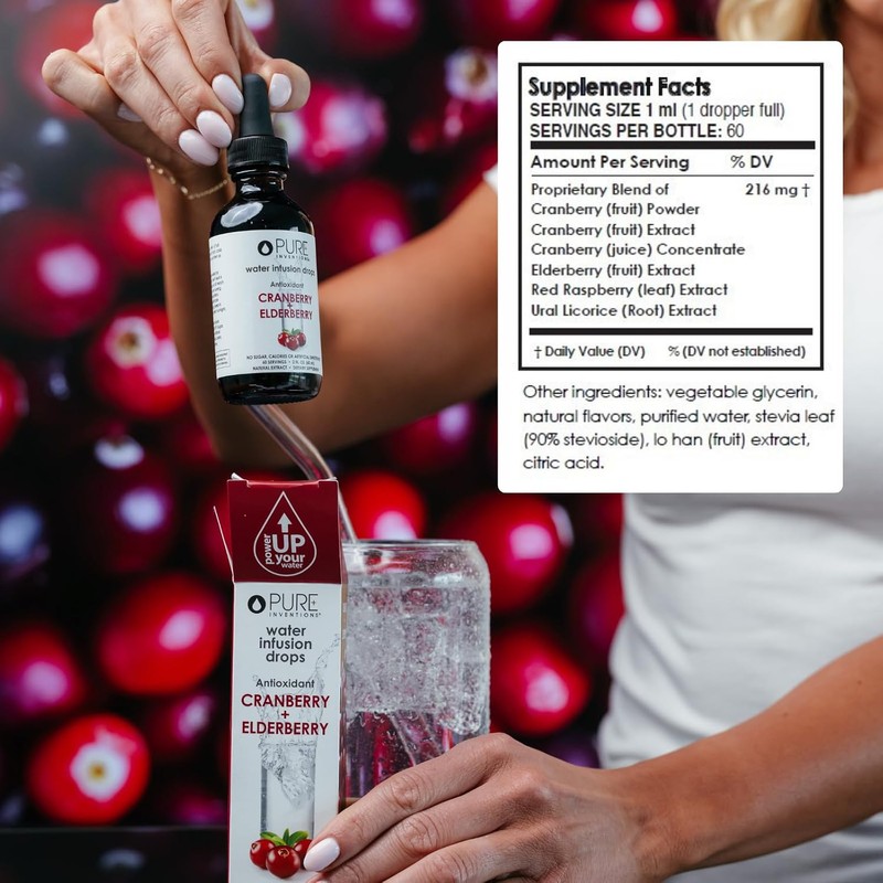 Pure Inventions - Antioxidant Fruit Extract Formulations Water Enhancers (60