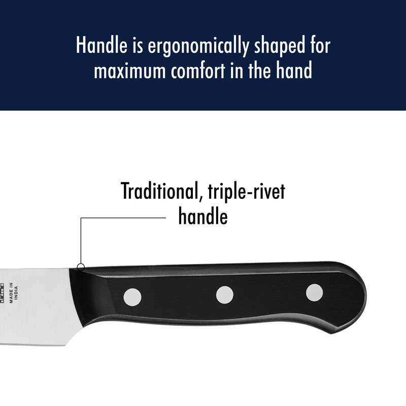 HENCKELS Solution Razor-Sharp 8-inch Carving Knife, German Engineered Informed by