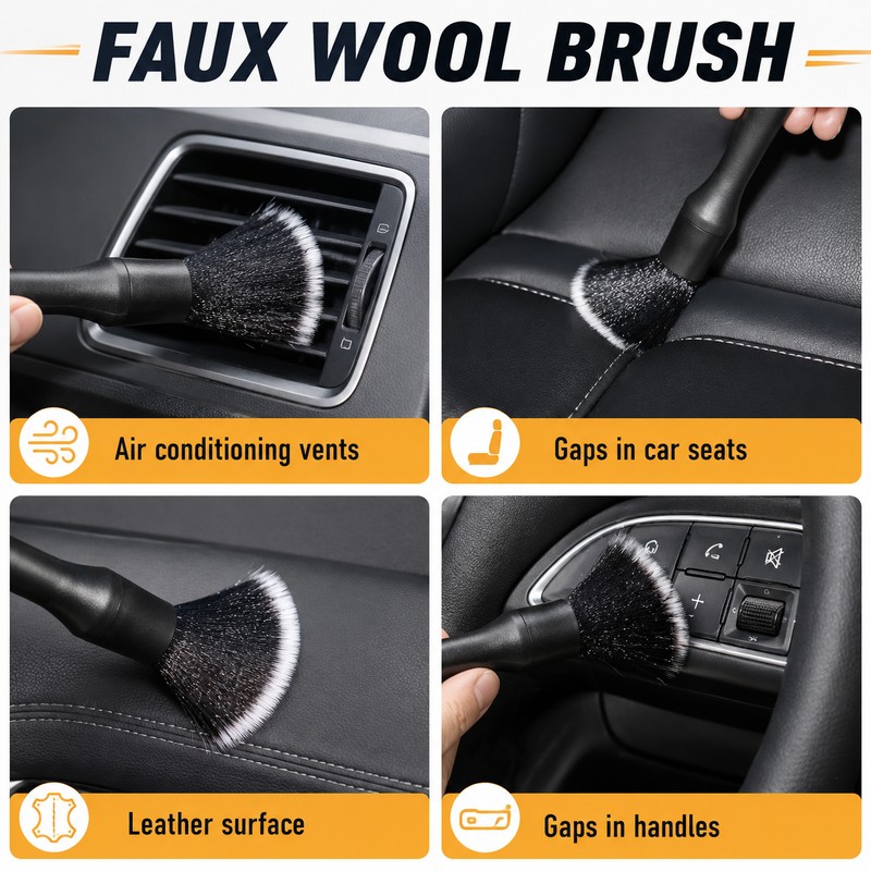 Car Detailing Brush Set for Interior Cleaning – 4–5 Piece