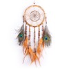 (MS105175) - IEVE Dream Catcher -Bamboo and Peacock Feathers Decorations