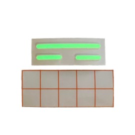 Glow-in-The-Dark Stickers for Heat and Volume controlls for VW ID.4, VW Golf MK8, Atlas (Regular).