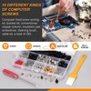 Rustark 293Pcs Computer Screws Assortment Kit Motherboard Standoffs Screws Set