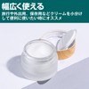 Felimoa Refill Jar, Matte Clear Cream Jar with Spatula Included,