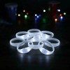 15pcs Pulseras Para Fiestas Pulseras Luminosas Audioritmicas Blanco