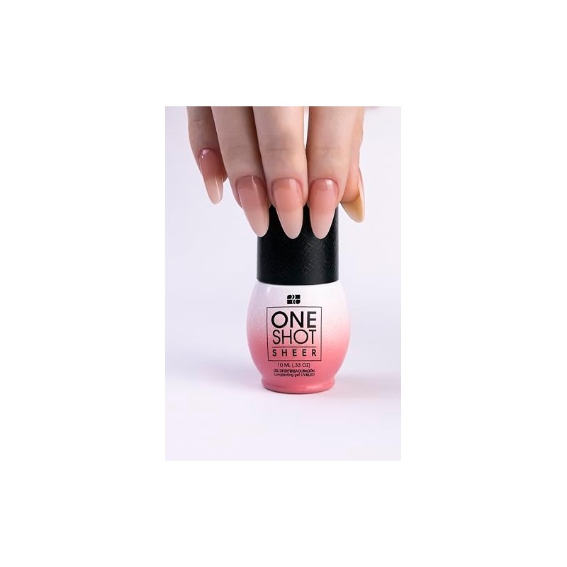One Shot 6 PACK Sheer Collection Gel Semipermanente Traslucido para
