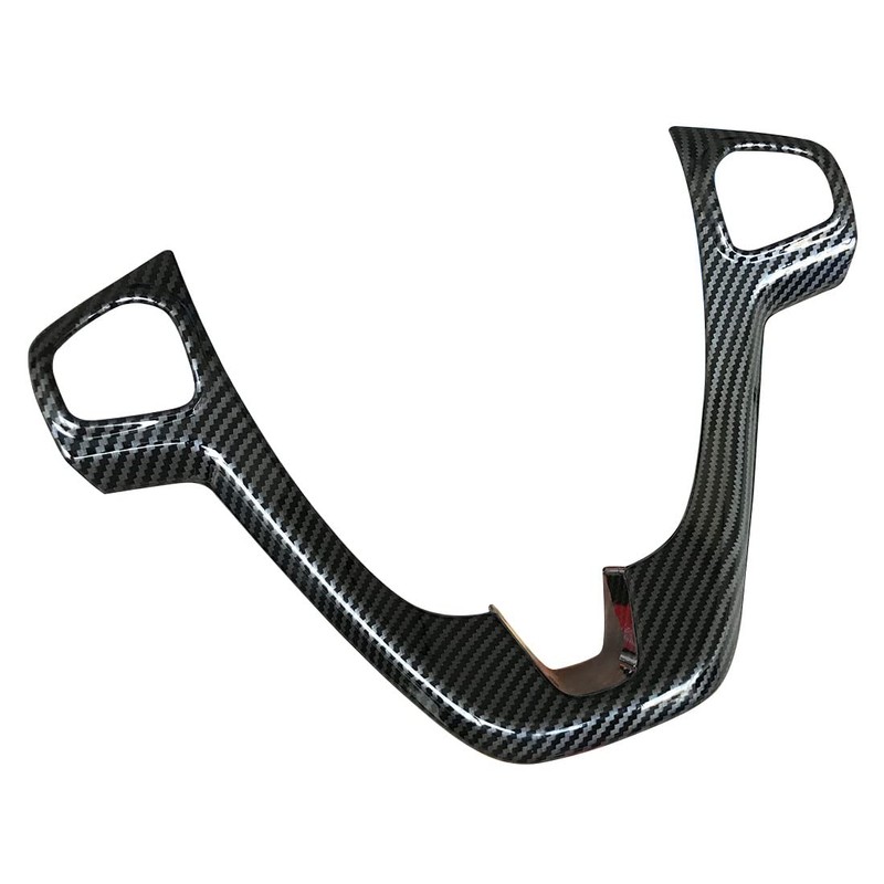 ruihe Carbon Fiber Color Steering Wheel Cover Trim Fit for
