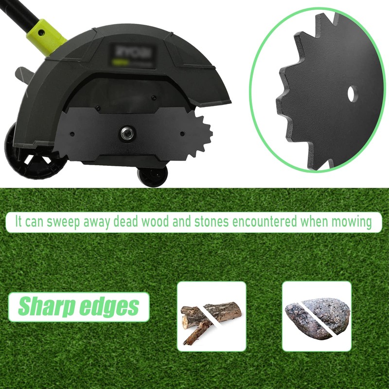 YAMTO 2 Pack 9-Inch Heavy-Duty Edger Blades Replacement fits for