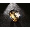 Rockyu Jewelry Accessories Tungsten Ring Men's Ring Simple Carbide Durable