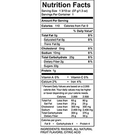 Amazin' Raisin Peach Flavor Infused Raisins 1.3-ounce Bag (Case of 50)