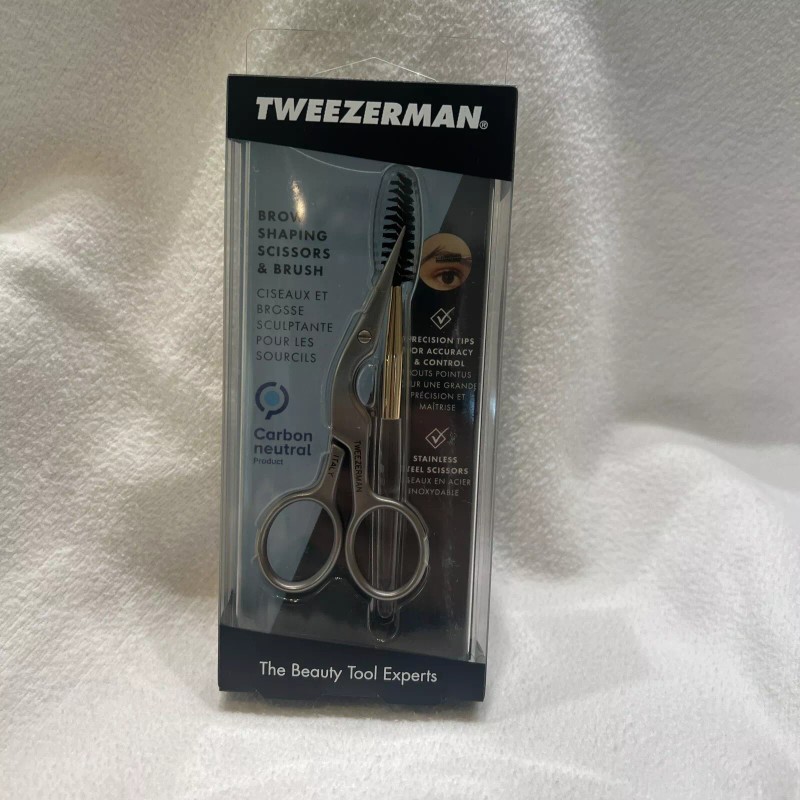 Tweezerman BRAND NEW Tweezerman Professional Brow Shaping Scissors And Brush