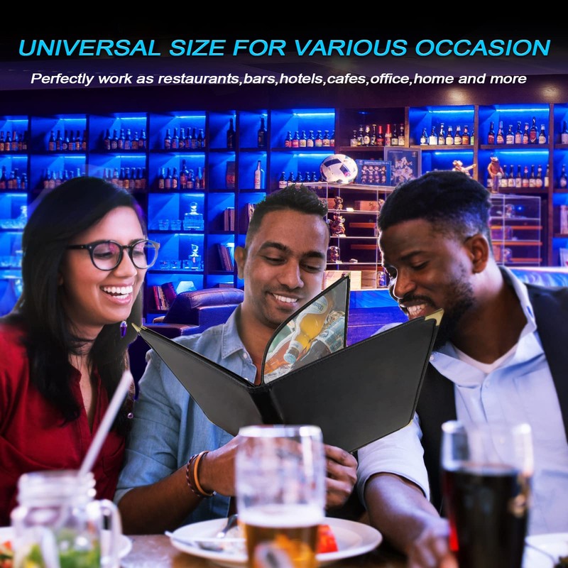 Menu Book A4 2 Set Menu Table 4 Pages and