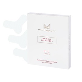 MANY BEAUTY Anti-Wrinkle Face Tape - Face Taping Against Wrinkles for Overnight Use - Anti-Wrinkle Plasters Natural Anti-Ageing - Face Straightening Plasters, Pack of 12 Lotus