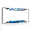 Fastasticdeals Metal Insert License Plate Frame Swimming Dolphin Weatherproof Car
