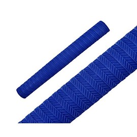 Professional Cricket Bat Rubber Grips Spiral Non Slip Replacement Handle Grip Design (S05) (Dark Blue)