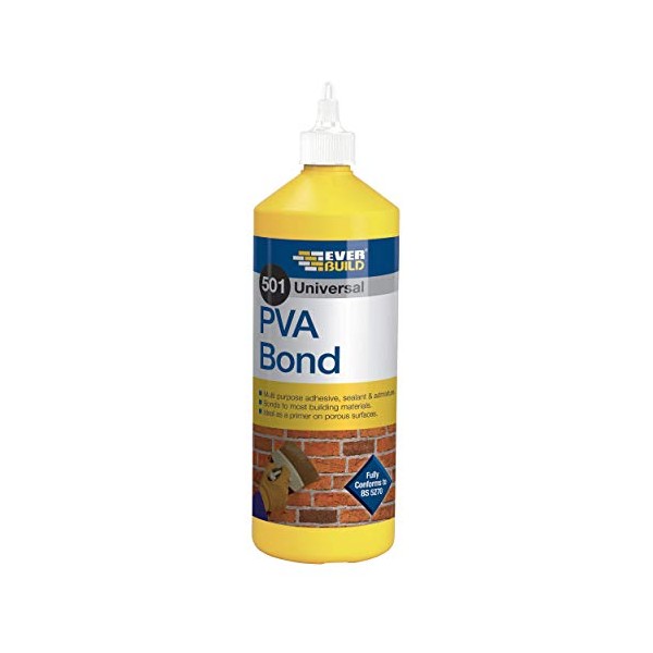 Everbuild 501 Universal PVA Bond, 500 ml (Pack of 1)