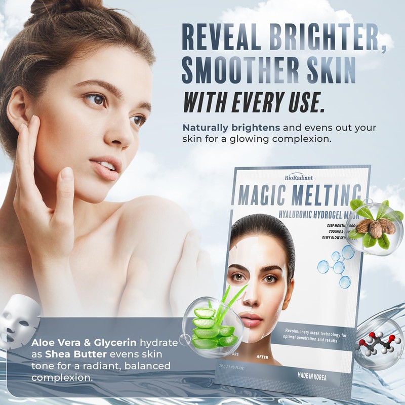 Bio Radiant Magic Melting Overnight Face Mask - Hyaluronic Acid