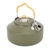 1L Outdoors Kettle Heat Resisting Stainless Steel Teapot Portable Camping