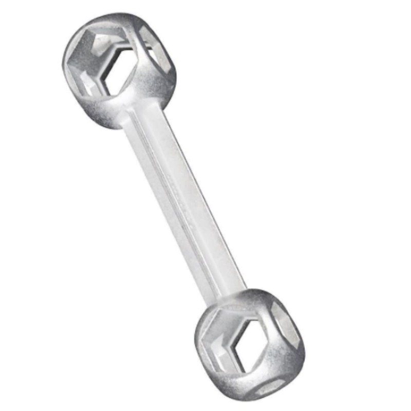 CaiHuaEr Dumbell Spanner, 2 Pcs Hexagon Hole Spanner Dumbbell Type