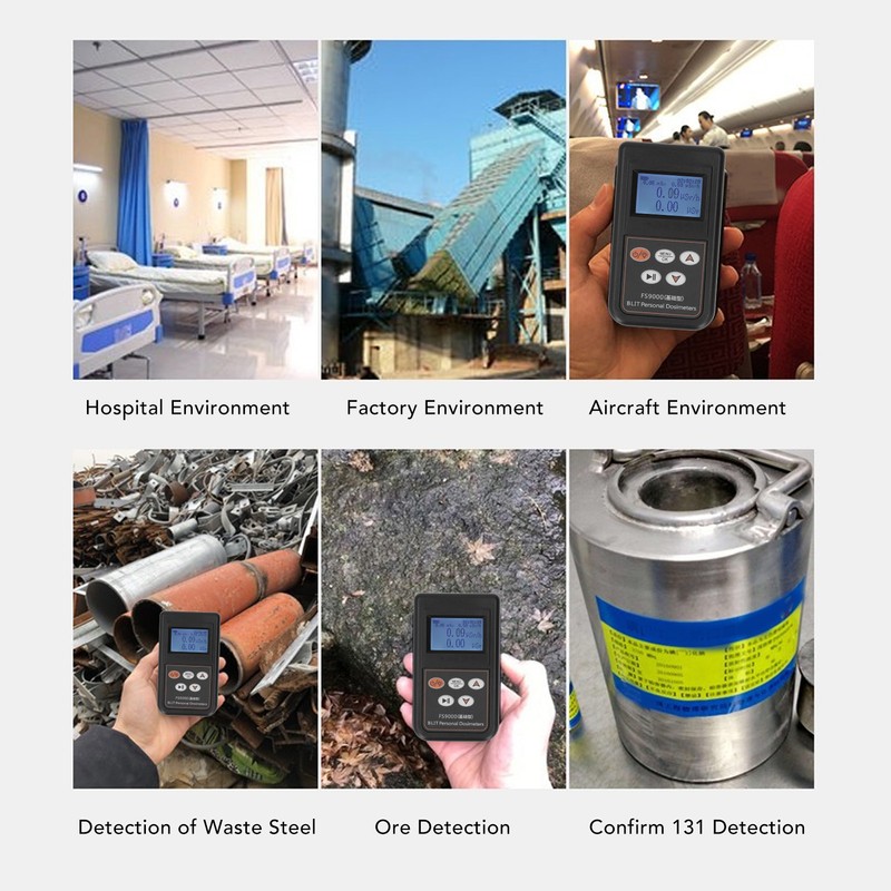 Nuclear Radiation Detector Geiger Counter X β γ Rays Tester