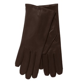 Fratelli Orsini Winter Gloves Isabella Brown For Women - Lambskin Leather Gloves With Cashmere Lining - Brown 9 - XXL