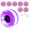PATIKIL Roller Skate Wheels Set,8 Pack 58mm 82A Light Up