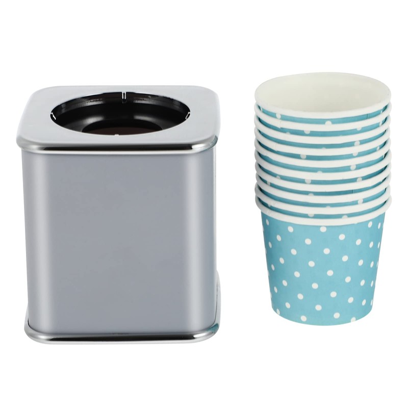 Bathroom Cup Dispenser 3 oz Countertop：Disposable Paper Cup Holders Compact