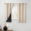 BGment Short 100% Blackout Curtains for Bedroom, Thermal Insulated Energy