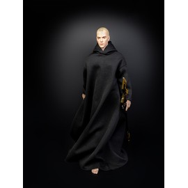 Fremego 1/6 Scale War Robe Robed Wizard Cloak Long Sleeved Hooded Cape Clothes Accessory for 12inch Male Soldier Action Figure
