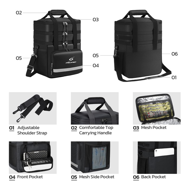 Lunch Bag Women/Men,Reusable Lunch Box for Adults,Insulated Lunch Cooler Bag,Portable